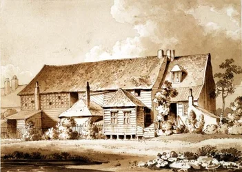 Maison de Réunion de John Bunyan, Zoar Street, Gravel Lane, Southwark, Londres, 1813